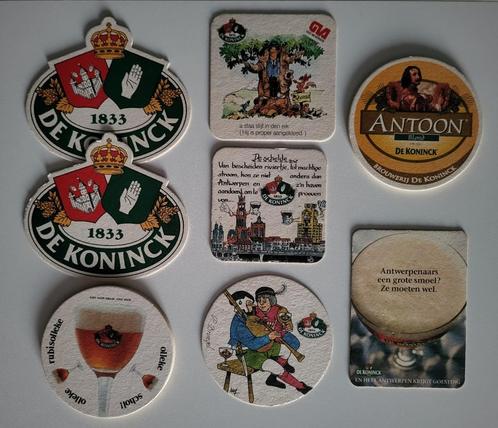 bierviltjes Antwerpen antoon de koninck Schelde GVA olleke, Verzamelen, Biermerken, Zo goed als nieuw, Viltje(s), De Koninck, Ophalen of Verzenden