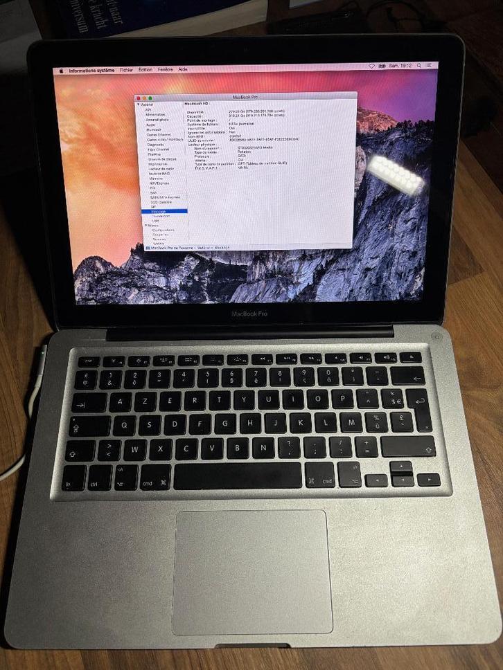 Apple MacBookPro 13,3 inch 2011, Computers en Software, Apple Macbooks, Gebruikt, MacBook Pro, 13 inch, 2 tot 3 Ghz, 256 GB, 4 GB