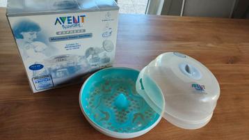 Sterilisator voor microgolf-Avent-voor flesjes/fopspeentjes beschikbaar voor biedingen