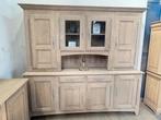 dressoir voor twee delen in onbewerkt eikenhout Aerogommé, Ophalen, Eikenhout, Met lade(s)