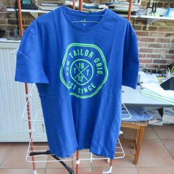T-shirt hoogblauw logo Tom Tailor mt XXL beschikbaar voor biedingen