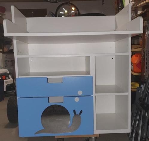 Table à langer IKEA convertible en bureau enfant, Kinderen en Baby's, Kinderkamer | Commodes en Kasten, Ophalen of Verzenden