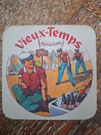 Oud bierviltje Vieux temps bier brouwerij Mont St Guibert, Ophalen of Verzenden