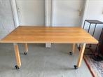 Tafel ikea op wielen b80cm /h70cm/l1.50M, Comme neuf, Enlèvement