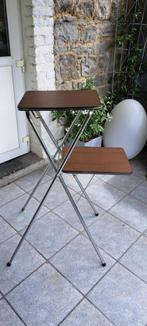 Table de projection avec 2 tablettes "formica" vintage, Ophalen of Verzenden