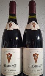 2 Hermitage 'Nobles Rives cave de Tain 1999 Côtes du Rhône, Verzamelen, Wijnen, Ophalen, Frankrijk, Rode wijn, Vol