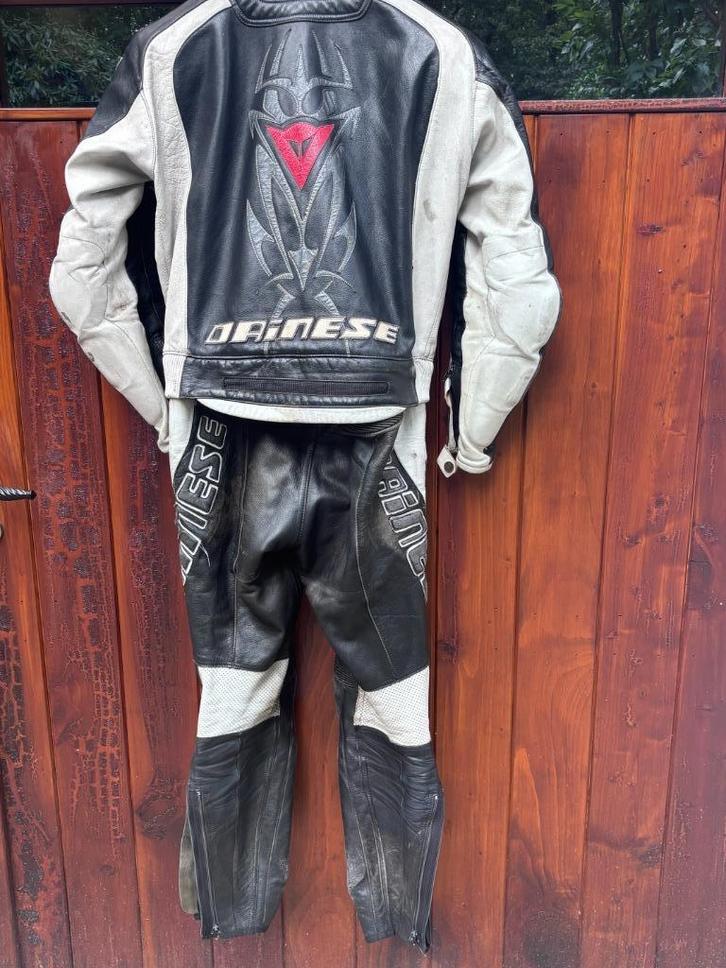 Dainese 2-delig lederen motorpak, Motoren, Kleding | Motorkleding, Combipak, Heren, Tweedehands, Ophalen