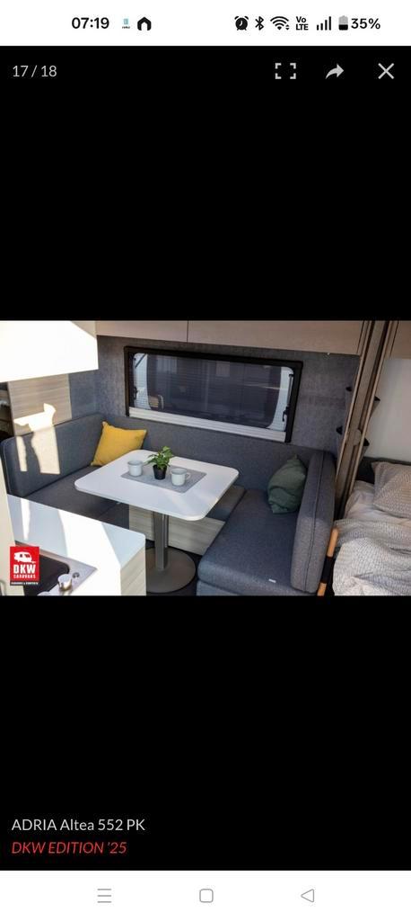 Adria Altea 552PK, Caravanes & Camping, Caravanes, Entreprise, Adria, Airco, Micro-ondes, Mover, Four, Enlèvement