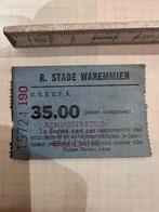 190 Waremmien Stadion ticket uit de jaren 70, Verzamelen, Verzenden