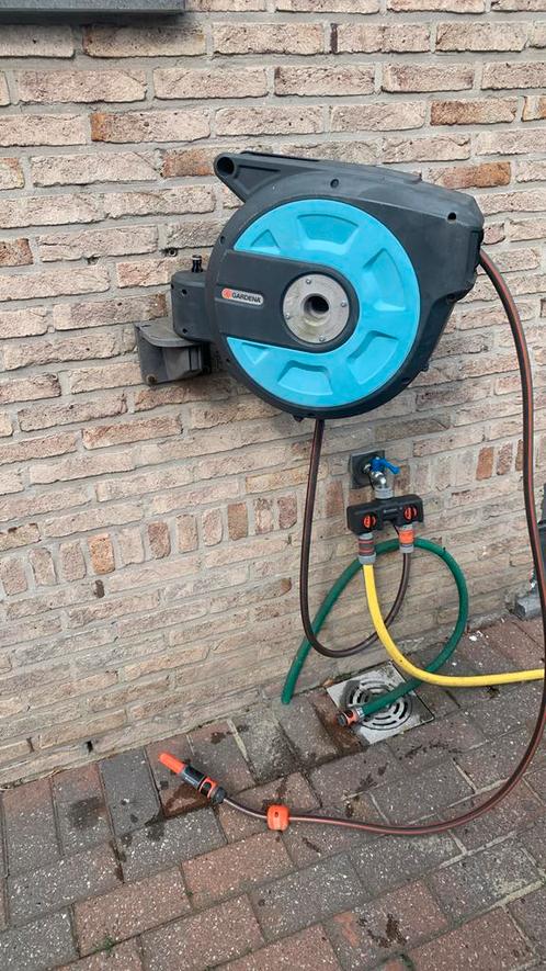 Tuinslang haspel Gardena, Tuin en Terras, Tuinslangen, Zo goed als nieuw, Tuinslang, Ophalen