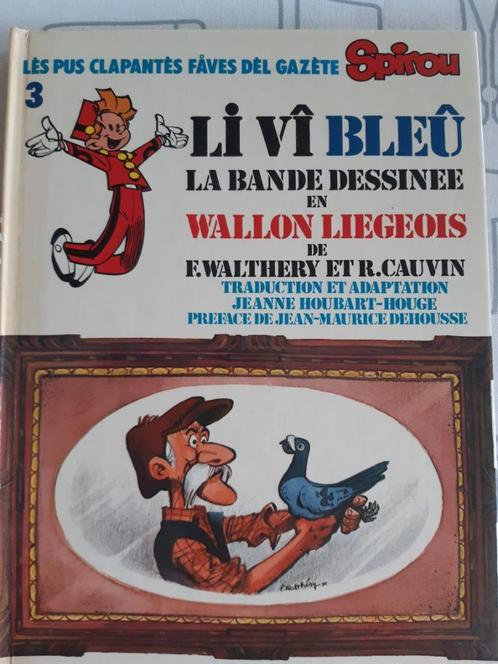 Walthery - Li vî Bleû avec lettre, dessin & signature, Boeken, Stripverhalen, Gelezen, Eén stripboek, Ophalen of Verzenden
