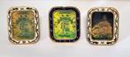 Petits cadres cloisonnés, lot de 3., Moins de 50 cm, Enlèvement ou Envoi, Comme neuf, Autres matériaux