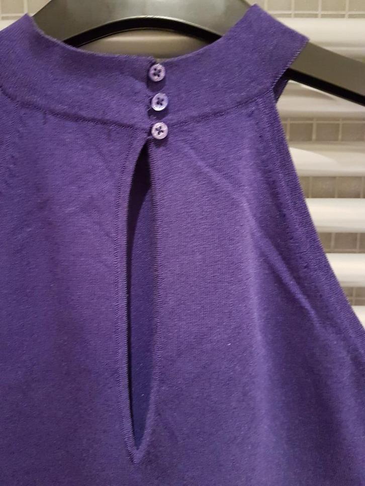 Mer Du Nord paarse haltertop maat M, Kleding | Dames, Topjes, Zo goed als nieuw, Maat 38/40 (M), Paars, Zonder mouw, Ophalen of Verzenden