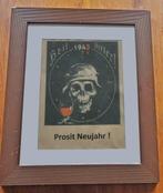 Spotprent "Prosit Neujahr 1943", Verzamelen, Militaria | Tweede Wereldoorlog, Verzenden, Overige soorten, Foto of Poster