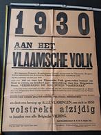 Affiche Poster Vlaamse studenten, Verzamelen, Ophalen of Verzenden