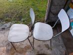 2 vintage Formica stoelen, Huis en Inrichting, Stoelen, Ophalen of Verzenden, Zo goed als nieuw