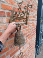 Mooie koperen wandbel, Tuin en Terras, Tuinwanddecoratie, Ophalen, Zo goed als nieuw
