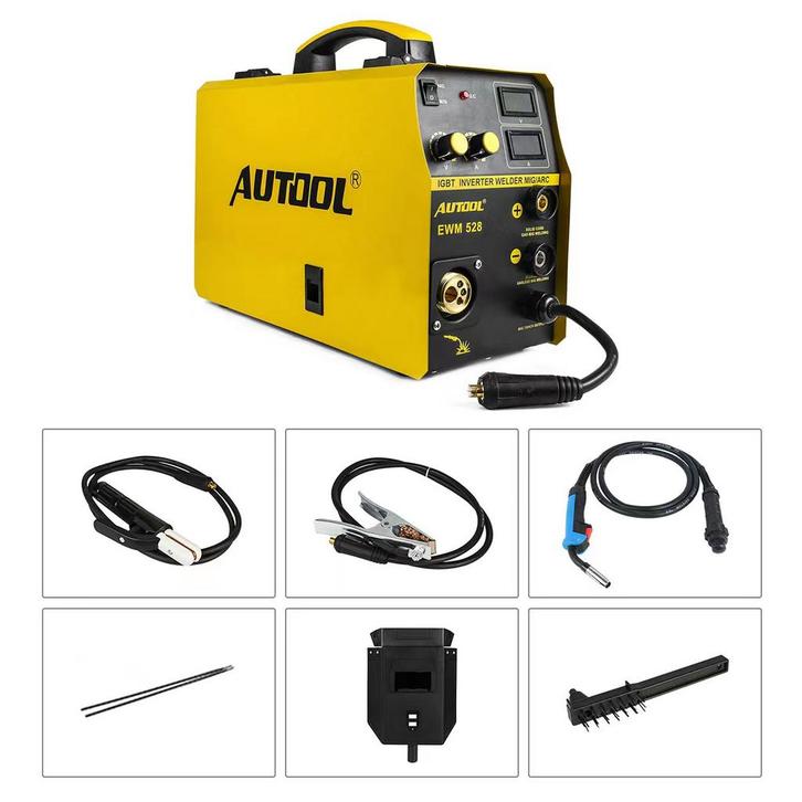 Autool EWM 528 IGBT Inventer Lasaparaat, Auto diversen, Autogereedschap, Zo goed als nieuw, Ophalen of Verzenden