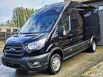 Ford Transit L4H3 RWD DBL - NIEUW 0KM 2024 - Trekhaak 3500KG, Auto's, Bestelwagens en Lichte vracht, Zwart, Bedrijf, 5 deurs, Ford