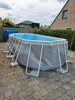 Intex zwembad compleet met warmtepomp, Gebruikt, 200 tot 300 cm, Rechthoekig, Ophalen