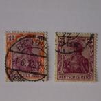 1922 Deutsche Reich, Germania 11/4 + 75 rose, tamponné, Empire allemand, Affranchi, Enlèvement ou Envoi