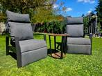 2 fauteuil relax de jardin, Jardin & Terrasse, Enlèvement, Comme neuf, Aluminium, Ajustable