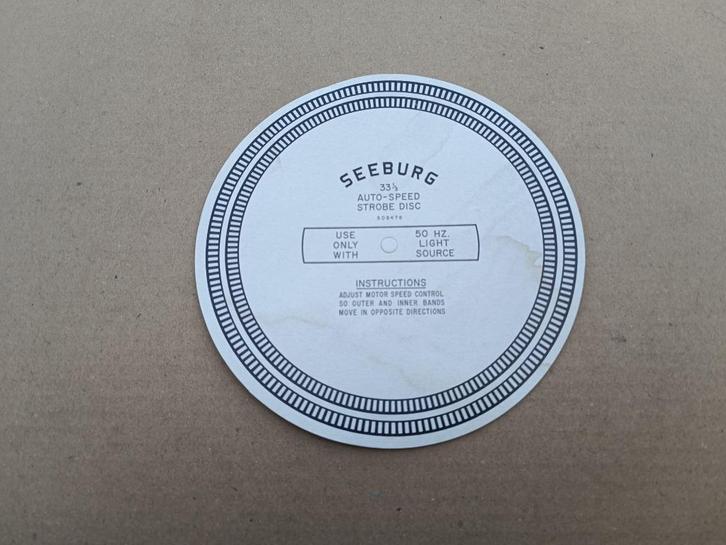 Auto-speed/ Strobe Disk Seeburg (Div) jukebox, Verzamelen, Automaten | Jukeboxen, Seeburg, Verzenden