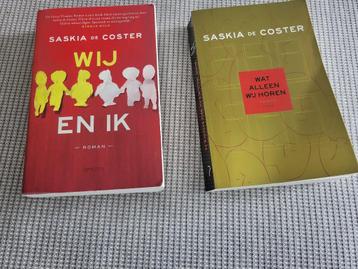 Saskia De Coster:"Wij en ik" en "Wat alleen wij horen" beschikbaar voor biedingen