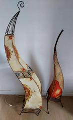 Lot de de 2 superbes lampes artisanales, Huis en Inrichting, Ophalen