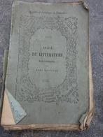 Traité de littérature par Lefranc – 1844, Ophalen of Verzenden