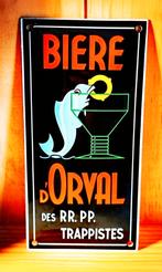 Emaille plaat van Orval, Ophalen of Verzenden, Zo goed als nieuw, Reclamebord
