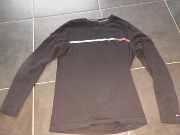 Donker Blauw T-shirt lange mouwen - Tommy Hilfiger - Maat S beschikbaar voor biedingen