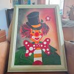 Schilderij clown., Antiek en Kunst, Kunst | Schilderijen | Klassiek, Ophalen