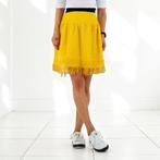 Rok geel gaatjes patroon S/M, Kleding | Dames, Rokken, Drole de copine, Verzenden, Geel, Nieuw