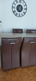 Eettafel met 6 stoelen, Ophalen of Verzenden