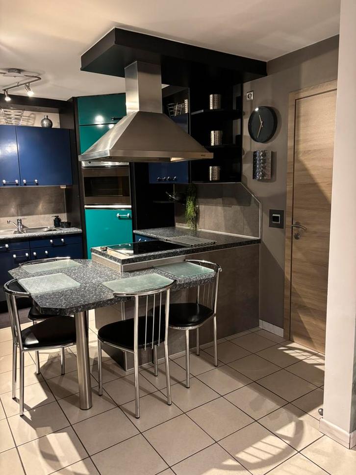 Hotte Smeg en inox, Electroménager, Hottes, Comme neuf, Autoportant, Moteur, Enlèvement