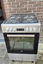 Beko gasfornuis, Ophalen, Minder dan 85 cm, 4 kookzones, Zo goed als nieuw