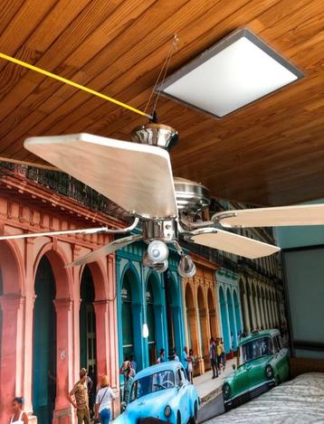 ventilator  met lichten, Elektronische apparatuur, Ventilatoren, Ophalen, Gebruikt