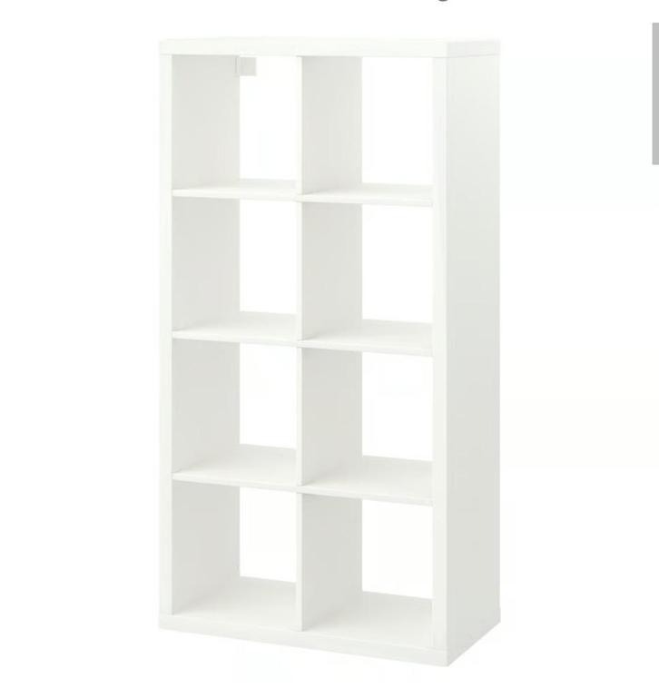 Vakkenkast wit, Huis en Inrichting, Kasten | Boekenkasten, Zo goed als nieuw, 50 tot 100 cm, 100 tot 150 cm, 25 tot 50 cm, Met plank(en)