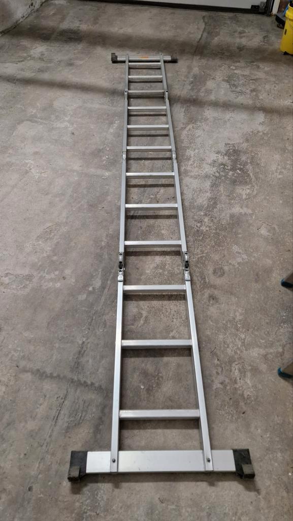 vouw ladder 3m40, Doe-het-zelf en Bouw, Ladders en Trappen, Zo goed als nieuw, Ladder, Ophalen