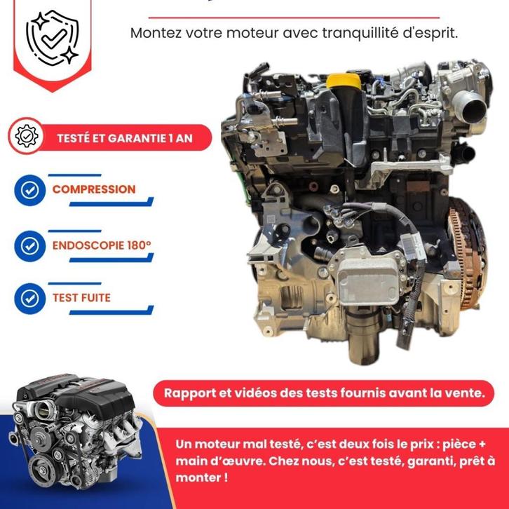 RENAULT NISSAN COMPLETE FABRIEKSNIEUWE MOTOR, Auto-onderdelen, Motor en Toebehoren, Nissan, Renault, Dacia, Nieuw, Ophalen of Verzenden