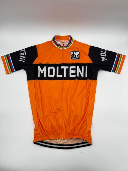 Molteni Santini Eddy Merckx fiets shirt, Fietsen en Brommers, Fietsaccessoires | Fietskleding, XL, Ophalen