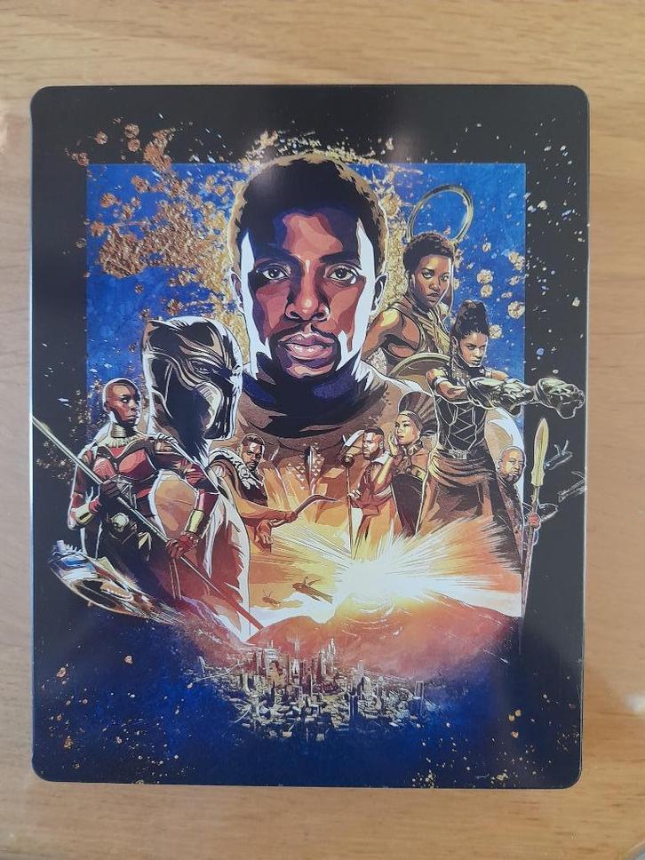 Black Panther 4K Blu-ray Best Buy Exclusive SteelBook, Cd's en Dvd's, Blu-ray, Gebruikt, Science Fiction en Fantasy, Verzenden