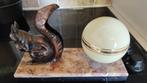Frans art deco lampje met Franse bedrading, Ophalen