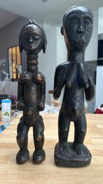 2 Statues Africaines Gabonaises ou de la Côte d'Ivoire, Ophalen