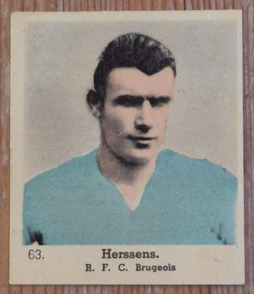 1930s Lecocq (pre panini) 63 Armand Herssens FC Brugge beschikbaar voor biedingen