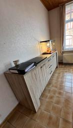 Lange dressoir kast + vitrine kast, Huis en Inrichting, Ophalen