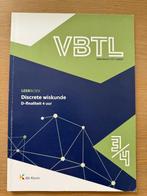 VBTL 3/4- leerboek Discrete wiskunde D-4 uur, Boeken, ASO, Wiskunde A, Die keure, Ophalen of Verzenden