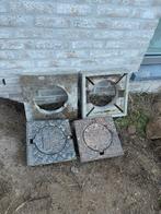 Gietijzeren riooldeksel inclusief kader, Doe-het-zelf en Bouw, Ophalen, Gebruikt