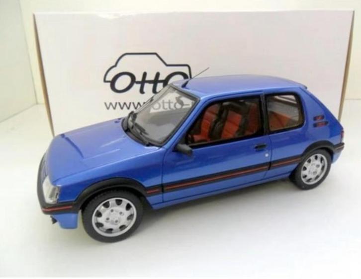 Otto 1:12 Peugeot 205 1.9 gti, Hobby en Vrije tijd, Modelauto's | 1:18, Zo goed als nieuw, Auto, Ophalen